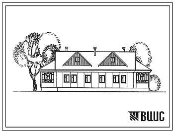 Фасады Типовой проект 181-000-495.13.86 Дом на 2 трехкомнатные квартиры типа 3Б. Ориентация широтная. Общая площадь 149 м2 .Для Республики Калмыкия.