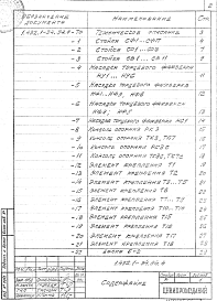 Состав альбома. Серия 1.432.1-34.94 СтеныВыпуск 4 Изделия крепления стен стальные. Рабочие чертежи.