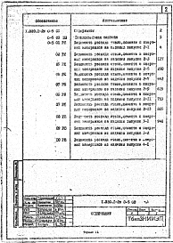 Состав альбома. Серия 1.020.1-2с КонструкцииВыпуск 0-5 Часть 1 Ведомости расхода материалов. Рабочие чертежи