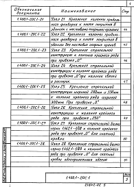 Состав альбома. Серия 1.400.1-20с ЖелезобетонныеВыпуск 1 Монтажные узлы сопряжений сборных железобетонных конструкций. Рабочие чертежи 