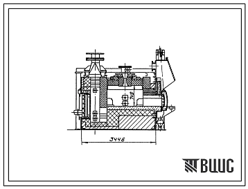 Типовой проект 406-9-309.86 Печь нагревательная камерная размерами пода 1,16 х 1,5 м на газе низкого давления с отводом дыма вверх