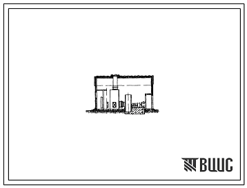 Типовой проект 420-09-20 Инвентарные здания сборно-разборного типа панельной конструкции (решенные в металле) по серии 420-09. Калориферная установка производительностью по воздуху 20-25м3/сек.