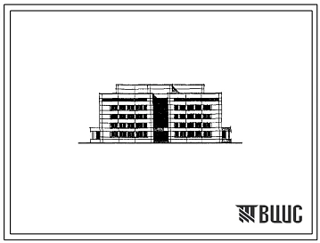 Типовой проект 82/1862 Поликлиника для обслуживания детского и взрослого населения на 570 посещений в смену