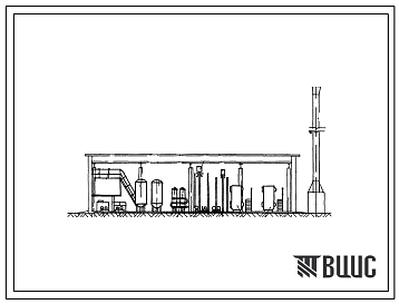 Типовой проект 903-1-136 Котельная с 4 котлами Е-1/9-1М(Е-1/9-1Г) хозблока для учреждений отдыха и туризма на 1000 мест.