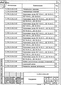 Состав альбома. Серия 1.136.5-24 ПодоконныеВыпуск 1 Рабочие чертежи 