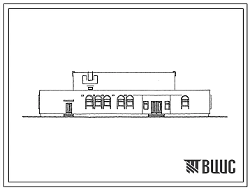 Типовой проект 284-4-108.85 Баня на 30 мест с котельной. Для строительства в 1В климатическом подрайоне, 2 и 3 климатических районах.