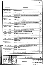 Состав альбома. Серия 1.420.3-36.03 КаркасыВыпуск 0-2 Каркасы с одно- и двухпролетными рамами пролетами 12 и  18 м для бескрановых зданий и зданий с подвесными кранами грузоподъемностью до 5 т и с мостовыми опорными кранами грузоподъемностью до 16 т. Материалы для проектирования