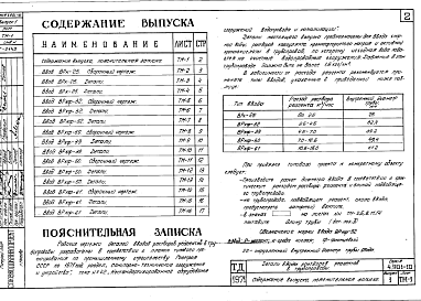 Состав альбома. Серия 4.901-10 ДеталиВыпуск 1 Детали ввода хлорной воды, растворов коагулянта и кремнефтористого натрия