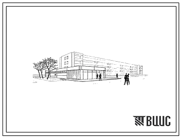 Типовой проект 272-32-8СП Встроенно-пристроенные предприятия обслуживания при жилых домах. Блок II. Пристраиваемая часть. Для строительства в районах с сейсмичностью 9 баллов, на просадочных грунтах II типа.
