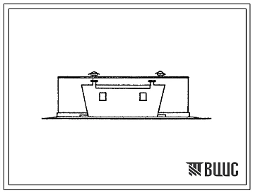 Типовой проект ЦВП-70 (51-06-КК) Наружная уборная на 24 очка с выгребом и центральным отоплением