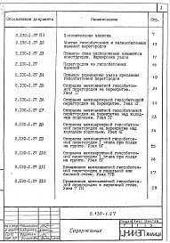 Состав альбома. Серия 2.130-1 ДеталиВыпуск 27 Примыкание и крепление панельных перегородок к несущим конструкциям. Рабочие чертежи