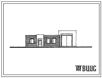 Типовой проект 416-6-33.89 Пожарное депо на 1 автомобиль для совхозов и колхозов