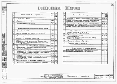 Альбом 1 Архитектурно-строительная, технологическая, санитарно-техническая части