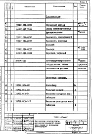 Состав альбома. Проект 10722 Комплексно-механизированнаяЧасть 10722.01М Механизмы комплексно-механизированной линии для сушки и прокалки электродов. Рабочая конструкторская документация.
