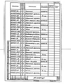 Состав альбома. Проект 11137 СушилоАльбом 1 Сушило кипящего слоя производительностью 10 т/ч на газе для песка. Реконструкция. Рабочие чертежи.