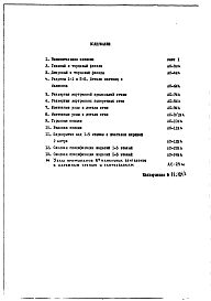 Состав альбома. Типовой проект 1-515-4/м37Часть 1 Раздел 1 Дополнение 5 Архитектурно-строительные чертежи надземной части здания