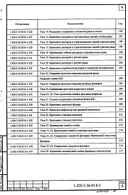 Состав альбома. Серия 1.420.3-36.03 КаркасыВыпуск 0-1 Каркасы с одно- и многопролетными рамами пролетами 15, 18, 21, 24 и 30 м для бескрановых зданий и зданий с подвесными кранами грузоподъемностью до 5 т. Материалы для проектирования