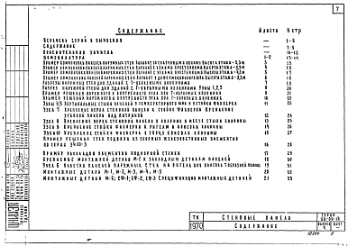 Состав альбома. Серия ИИ-04-14 СборныеВыпуск 4 Узлы, детали и доборные керамзитобетонные панели. Рабочие чертежи