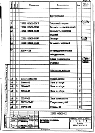 Состав альбома. Проект 10722 Комплексно-механизированнаяЧасть 10722.01М12 Механизм подъема заслонки. Рабочая конструкторская документация.