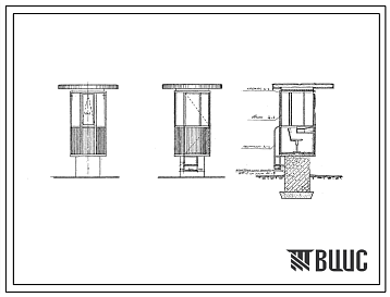 Фасады Шифр МФ-85-2 Типовой  проект Кабина регулировщика ОДН ГАИ(1971г.)