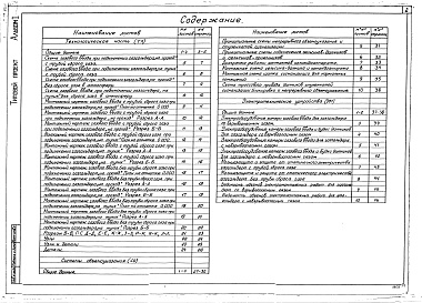 Состав альбома. Типовой проект 707-2-19с.85Альбом 1 Технологическая часть. Системы объемоуказания. Электротехнические устройства