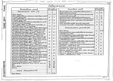Состав альбома. Типовой проект 707-2-20с.85Альбом 1 Технологическая часть. Системы объемоуказания. Электротехнические устройства