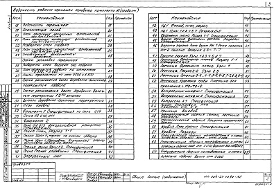 Состав альбома. Типовой проект 144-204-37.13.90Альбом 1 Архитектурно-строительные решения