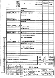 Состав альбома. Проект 10159 ПечьЧасть 2 Тепловой контроль и автоматика