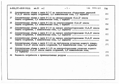 Состав альбома. Типовой проект А-II,III,IV-2500-319.86Альбом 10 Книги 1, 2 Сметы      