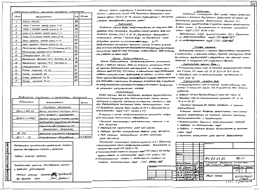 Состав альбома. Типовой проект 164-89-93.85Альбом 7 Внутренний водопровод и канализация выше отм. 0.000 (ВК.1-1)