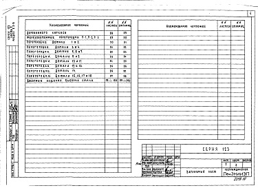 Состав альбома. Типовой проект 123-030м.2Альбом 9 Изделия заводского изготовления 
