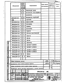 Состав альбома. Проект 56188 Сушило-классификаторАльбом 2 Чертежи КМД