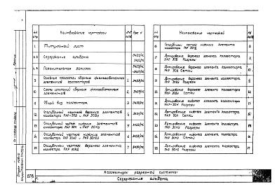 Состав альбома. Альбом ПС-99 КоллекторыАльбом 1 Рабочие чертежи.