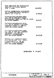 Состав альбома. Типовой проект II-68-01/16ю(2-Редакция)Часть 1 Раздел 1/0 Архитектурно-строительные чертежи подземной части здания