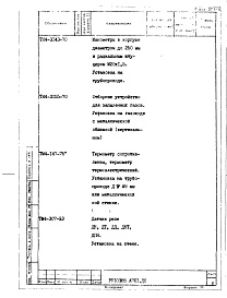 Состав альбома. Проект 10385 ПечиРаздел РП10385.АПХ1 Тепловой контроль и автоматика 