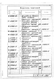 Состав альбома. Типовой проект 907-2-18САльбом 1 Статический расчет ствола Н 4509
