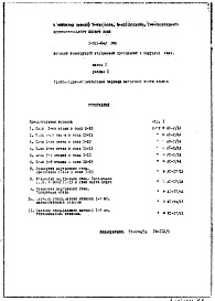 Состав альбома. Типовой проект 1-515-04/9МАЧасть 1 Раздел 1 Архитектурно-строительные чертежи надземной части здания. Дополнение 4