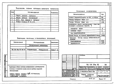 Состав альбома. Типовой проект 183-216-29м.85Альбом 1 Архитектурно-строительные чертежи. Отопление и вентиляция. Водопровод и канализация. Газоснабжение. Электрооборудование. Сети связи 