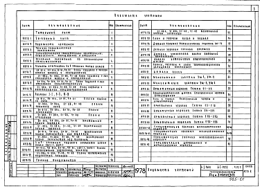 Состав альбома. Типовой проект Б-1-1970Часть 1 Раздел 1.2-1 Архитектурно-строительные чертежи ниже отметки 0.000