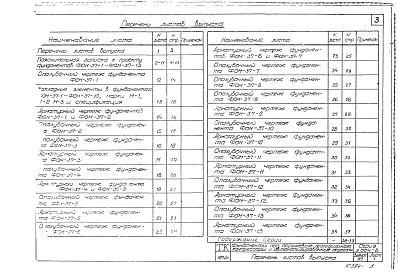 Состав альбома. Серия 3.004-8 МонолитныеВыпуск 37 Фундамент под поршневые холодильные компрессоры и автоматизированные агрегаты  завода Компрессор. Рабочие чертежи.